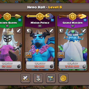 GEM-11600! TH14 FULL MAX!! NOTHING LEFT!! HEROES 85-85-60-60-30!! XP-207 NC-500!! SCENERY SKIN! 300+ MEDALS CWL! MAGIC  - Image 4