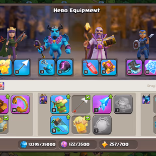 🚀HIGH TH 13 ALMOST MAX🚀EPIC EQUIPMENTS | 100 CWL MEDALS | NC AT 500 GEMS | SAFE AND SECURED | INSTANT DELIVERY | - Image 5