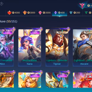 ML 364 legend Alucard Naruto suyou HXH Dyrotth aspirant Ruby Chang'e prime Claude Beratix LUCKYBOX 5 star 2 champion Br - Image 3