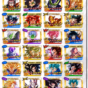 D852-IOS+Android-Vip Account-11 UL(SS4 Gogeta Full Red Star+SS Goku+Frieza)+61 Legends+Vip Equipment+Good Zenkai+612 M - Image 7