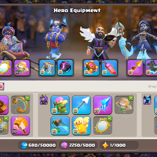 🔥302 HIGH XP LEVEL🔥[TH18] 6 HERO MAX || DEF/WALLS/ALL TROPS MAX || ALMOST 13 EPIC EQUIPMENT MAX || 4x RARE SCENERY || - Image 6