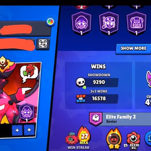 🌟 (RAREST) 102000 TROPHIES 🏆 425 OG SKINS 89 HYPERCHARGED 2024 MASTERS ALL 100 BRAWLERS MAX POWER METEORIC FAME 2 - Image 4