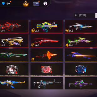 RARE LVL 59 | GALACTIC BUNNY & PURPLE & GOLDEN CRIMINAL BUNDLE | 8 EVO 44 MYTHIC GUNS | INSTANT DEAL - Image 3