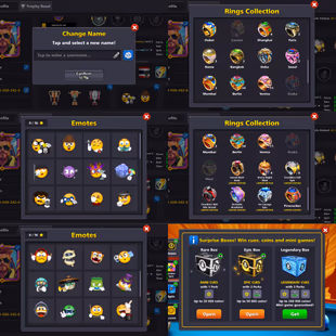 LEVEL 361 🎱 16/20 LEGENDARY CUE UNLOCK 🎱 500 MILLION COINS | RENAME AVAILABLE | PURE MINICLIP | BERLIN AND VENICE RING - Image 3