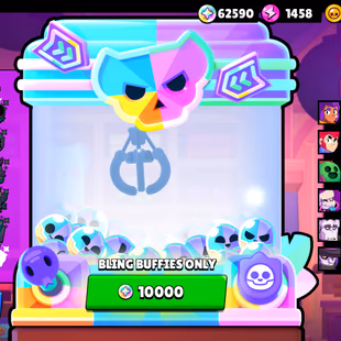67K COIN/37X BUFFIES | 100K TROPHY-410X SKINS | 100/100 BRAWLER | ALL MAX-ALL HYPER | 3v3 WINS | METEORIC III |BEST DEAL - Image 3