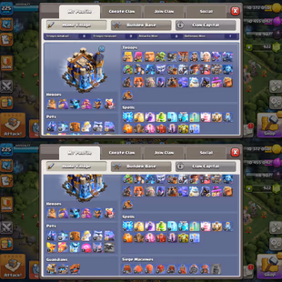 Th18 Almost Max🔥Hero-100-105-80-53🔥Equipmets-7x-Epic Max [5 Lvl Left] [] XP-225 [] Strong Base [] NC-Yes [] BEST-DEAL - Image 3