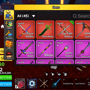 Blox Fruits Lv.2642 | Kitsune PERM + Buddha PERM + Portal PERM | Dark Blade + CDK + TTK | Human | Sanguine Art | Second  - Image 3