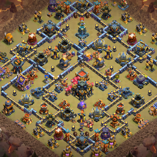 Scenery Account || Xp-229 || Th17 || High Defense || High Equipment || Heroes 91-91-55-63-42 || 6 Builders - Image 1