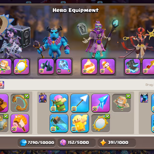 💙FULLY DECORATED TH-18 MAX💙 6X HEROES MAXED | 13X EPIC EQUIPMENT MAXED | 4x RARE SCENERY | 3X HELPER MAXED | BEST DEAL - Image 6