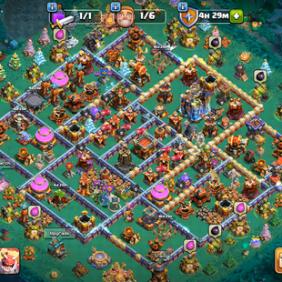 🔥2050 Cwl Medals🔥 || Th18 || Xp-227 || Heroes 90-95-80-70-45 || Scenery Account || High Equipment || NC Available || - Image 1