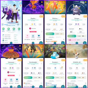 Level 70 Insane Collection | Crazy Rare Shiny Special BGs & Costumes | 1900 Pokemons | 550 Shiny & 700 Legendary - Image 2