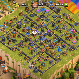 TH 18 NEAR MAX-XP 255-HERO MAX- 5 EPIC EQUIPMENT MAX-All HELPER HUT MAX-WALLS MAX-DRAGON AND ELECTRO DRAGON STAUE-NC YES - Image 2