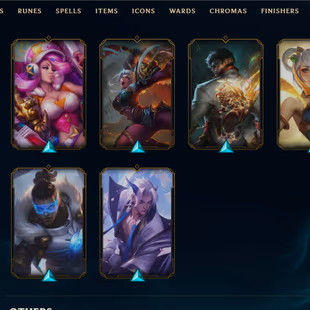 SEVER [ TR ] - 65 LVL  - UNRANK - 20 SKINS - 27 CHAMP [  14032 BE - 175 RP ] - FULL ACCESS - Image 2