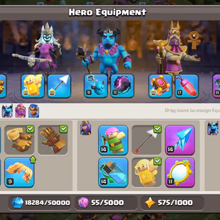 235 🔥 Th16 almost max 🔥 best deal | Th16 max | best equipment | [ heros-90-92-77-70-45 ] | good troops - Image 7