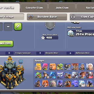 244 🔥 [ best deal ] | Th17 strong troops and defence 🔥 8x epic |  [ heros-98-100-39-65-43] | Xp- 147 | th17 full max - Image 3