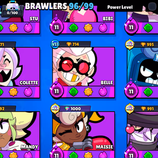 BEST OFFER 🎄 70.2K TROPHY 🎄 97/99 BRAWLERS | 50X MAX | 34X HYPER | 260X SKINS | 14X LEGENDARY SKINS | DELIVERY INSTANT - Image 5