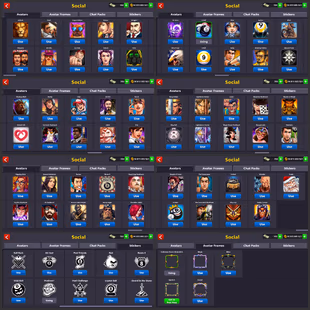 6 DIGIT LUXURY ACCOUNT | Level 224 | 14 Billion Coins | CCP 72 | Miniclip Unlimited Pass | Fresh Status - Image 4