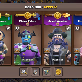 🔥RAREST 90 SKINS AND 16x SCENERY🔥[TH18] 6 HERO MAX || PROFILE FULL MAXED || 15 EPIC EQUIPMENT MAX || 2x LEAGUE SKINS  - Image 5