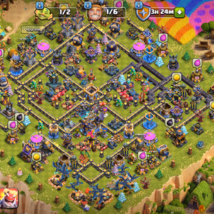 🔥[ 21'000 GEMS - TH-18 NEAR MAX ]🔥 5 HEROS - WALLS - PETS MAX | GG-SB-EB [MAX] | FB [26] | AF-FA-MT-RS-FF [20] - Image 1