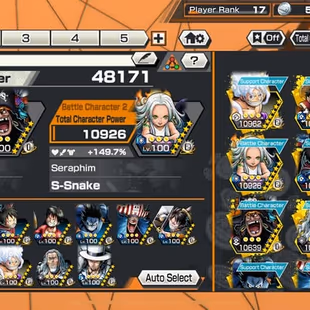 [3792] [IOS+ANDROID] 8 EX - CAN 6 MAX - Dark Blackbeard + Light Luffy + Akainu + Roger + Lucci + Shanks + S-Snake + Blue - Image 8