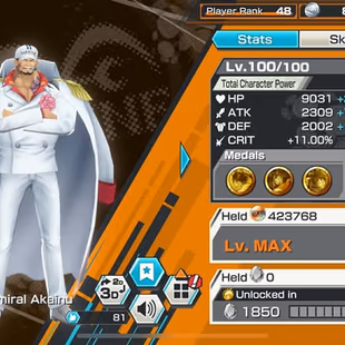 [3756][IOS+ANDROID] 8 EX - Garp + Akainu + Zoro + Kuzan + Shanks + G5 Luffy + Big Mom + Blue Luffy , Support 160, 27Hb - Image 7