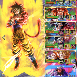 D938-IOS+Android-Vip Team Fusions+5 UL(SS4 Goku+Gogeta Blue)+32 Legends+Good Equipment+29 Zenkai+Goku&Vegeta+Vegeta&Goku - Image 2