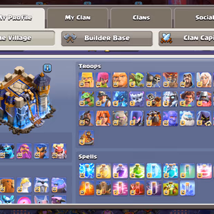 TH 18 FULLY MAX-NOTHING LEFT-XP 269-[ 9 EPIC EQUIPMENT MAX-ALL HERO MAX-SOUND OF CLASH SCENERY-NC YES-WAR STARS 4353-BST - Image 5