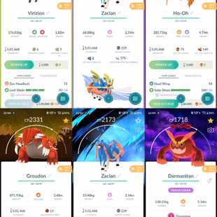 🔥4 SHINY LEGENDARY 💎 ZACIAN[] 41 DMAX [] 116 SHINY [] 94 LEGENDARY [] 13 GMAX [] LEVEL 51 [] MANY BG GMAX [] GENGAR - Image 6