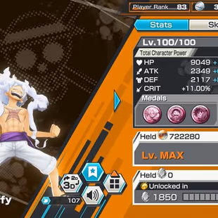 [4180][IOS+ANDROID] 15 EX META - HB 84 - Light Luffy + Blackbeard + Garp + Saturn + Blue Luffy + Roger + Shanks + Yamato - Image 5