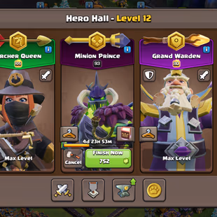 🌟 RAREST UAE LOCAL 🌟TH-18 200 WALLS MAXED | DEFENCE MAXED | RARE WAR ARENA ND LEAGUE KING SKIN | 1600 CWL | SOLID EPIC - Image 8