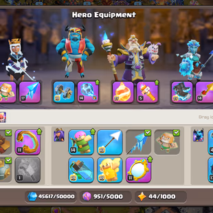 🔥TH 18 ALMOST MAX🔥5 HERO MAX-XP 245- 4 EPIC EQUIPMENT MAX GG 23 FA 17-CLASH OF DRAGON SCENERY-DEFENSE NEAR MAX-NC YES - Image 6