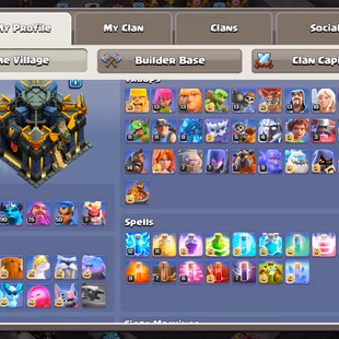 Full max th17 | maxed heroes | maxed equipments | good skins and scenery | safe and instant delivery  - Image 2