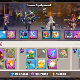 🔥6x HERO MAX!8x EPIC EQUIPMENT MAX🔥XP 242!TH 18 NEAR MAX!HERO-105-105-95-80-55-25!NEAR MAX TROOPS!CLOSE MAX DEFANCE - Image 6