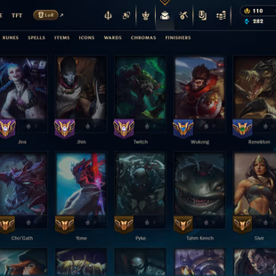 [NA] Arcane Fractured Jinx | 1.8M Jinx Mastery Points | Unranked (Ex Silver) | 28 Skins | All Champions | Level 207  - Image 4