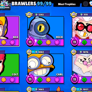 BEST DEAL 🔥| 394 Skins |92k 🏆 | 99 Brawler  | 83 power 11 | 70 hyper | IOS and Android | Full Access | Insta - Image 5
