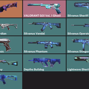 EU - LVL 28 - UNRANKED - 1 KNIFE - 13 SKINS (11,700 VP) Nebula Knife, VALORANT GO Ghost, Silvanus Vandal, Silvanus Phan - Image 4