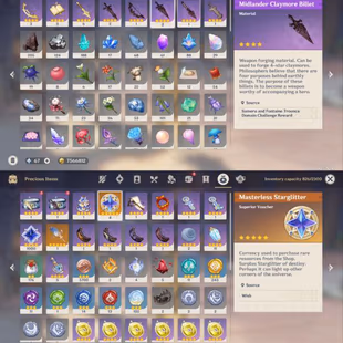 All Platform - EU - AR56 - 54 Character 15 5'Star - 8 Weapon 5'Star - Zibai - Chasca - Nahida - Shenhe - Navia - Code145 - Image 4