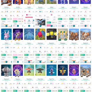 LV40 x204 Legendary x14 Shiny Solgaleo Lugia Deoxys Palkia Groudon Girantina Darkrai Kyurem Enamorus Heatran Latios  - Image 1