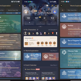 All Platform - EU - AR60 - 61 Character 18 5'Star - 9 Weapon 5'Star - Arlecchino - Neuvillette - Raiden Shogun - Navia - - Image 5