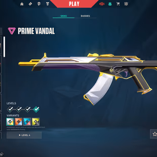 NA | 13 Skins | Glitchpop Phantom | Prime Vandal | 3.9K VP Spent | Unranked | Instant - Image 3