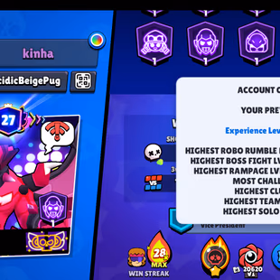 74999 TROPHY || MATEORIC FAME 1 || 398 OP SKINS || 97 HYPERCHARGES || 98 TOTAL MAX || OP OP BRAWLS || INSTANT DELIVERY - Image 8