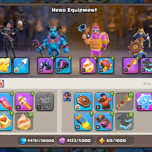 🔥Scenery Account🔥 Th18 High Defense || High Epic Equipment || Heroes 67-96-63-62-38 || 6 Builders || NC available - Image 5