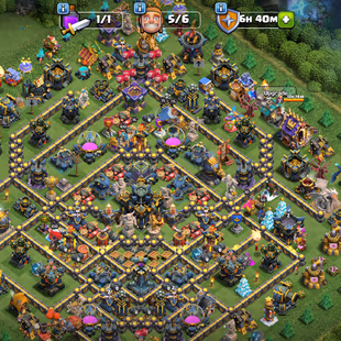TH 17 Full Max Both Side !! New hero Left !! TownHall Level 17 !! 23500 Gems !! All Epics ( 3 Almost Max ) !! Magic Item - Image 4