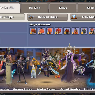 [EE39] TH18 FULLMAX 32 ABILITY MAX || 3 SKIN SET || 2 PAID MAP || ALL HEROES/WALLS/DEF MAX||PROFILE ALMOST MAX || BB MAX - Image 7