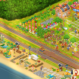 LEVEL 157 [] DIAMONDS 1038 [] BARN 10050 [] SILO 7300 [] VOUCHERS  [] COINS 8.3 M [] MAINLAND UNLOCKED - Image 3