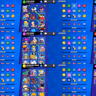 🔥 [PREMIUM]  62K TROPHY 🌸 96 BRAWLERS  38 HYPERCHARGE 3 MAX 238 SKINS WITH FREE CR ARENA 20 FULLY SAFE AND SECURE  - Image 5