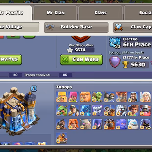 [EE57] TH18 MAX || 5 HERO/PETS/PROFILE MAX || 10 EPIC MAX || 2k CWL MEDALS || BUILDER HUT ALMOST MAX - Image 7