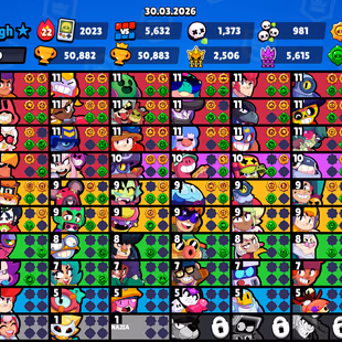 TROPHY 50K-BRAWLER 95-MAX BRAWLER 34-HYPERCHARGE 27-ICON 360-SKINS COLLECTION 235-OLD COLLECTION AVAILABLE-BEST-DEAL - Image 2