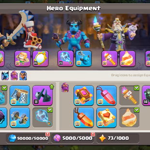 🔥TH18 CLOSE MAX🔥GG/MAX SB/MAX SnB/23 AF/MAX MM/MAX FA/23 MS/23 FB/MAX HT/MAX RS/MAX EB/MAX!! HEROES 105-105-78-63-55 - Image 3