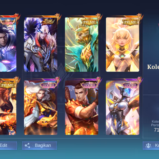 EC264|LV 63|HERO 121|SKIN 289|EXALTED V|ALL EMBLEM MAX|ALUCARD LEGEND|CECILION SOUL VESSEL|ROGER TRANSFORMER|KARINA KOF| - Image 1